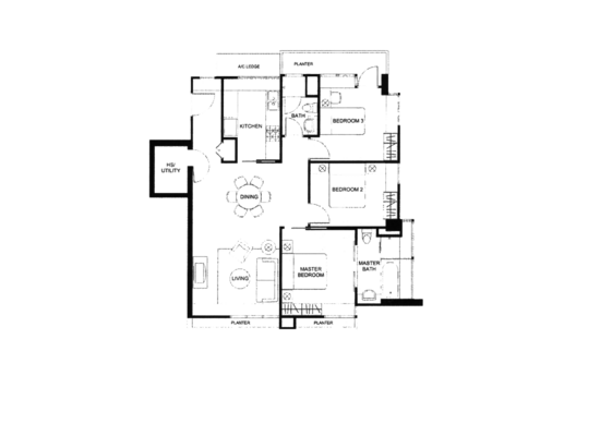 Clydes Residence - Floor Plan