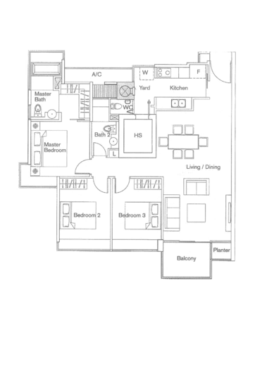 Casa Merah - Floor Plan