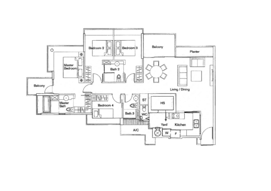 Casa Merah - Floor Plan