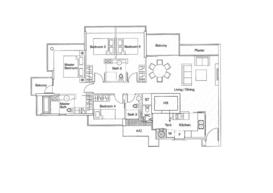 Casa Merah - Floor Plan