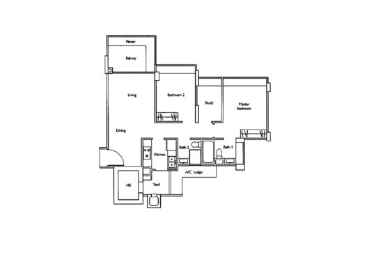 Carabelle - Floor Plan