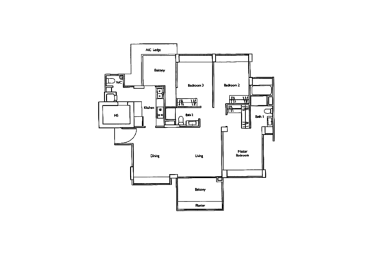 Carabelle - Floor Plan