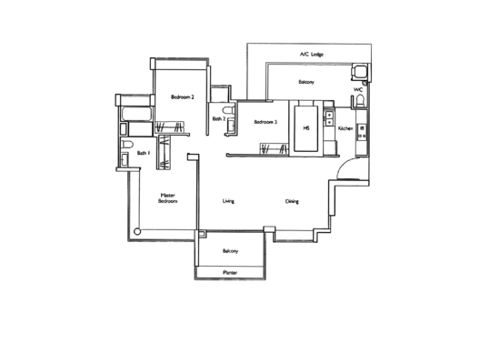 Carabelle - Floor Plan