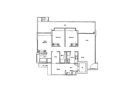 Carabelle - Floor Plan