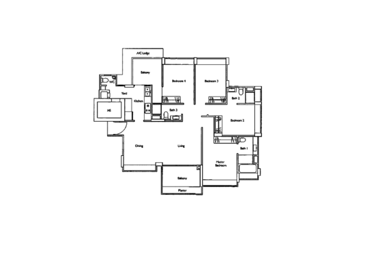 Carabelle - Floor Plan