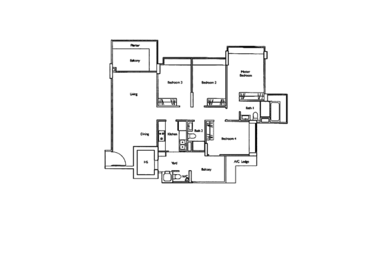 Carabelle - Floor Plan