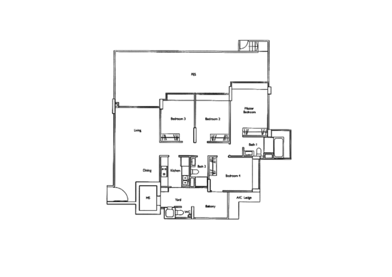Carabelle - Floor Plan
