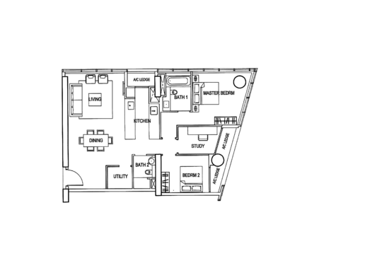 Reflections at Keppel Bay - Floor Plan