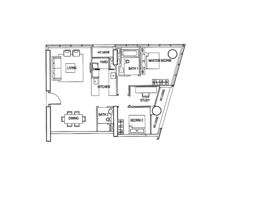 Reflections at Keppel Bay - Floor Plan