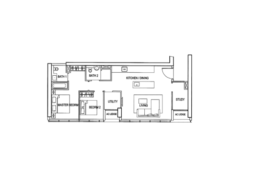 Reflections at Keppel Bay - Floor Plan