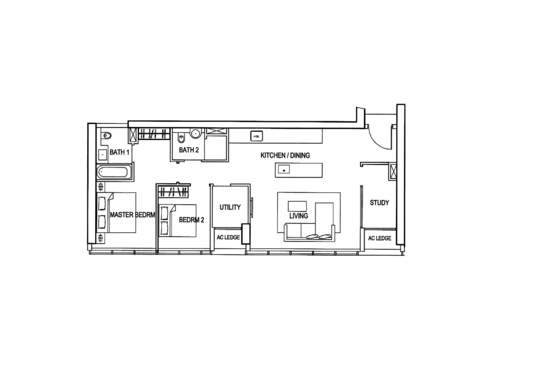 Reflections at Keppel Bay - Floor Plan