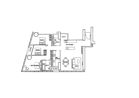 Reflections at Keppel Bay - Floor Plan