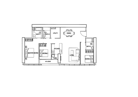 Reflections at Keppel Bay - Floor Plan