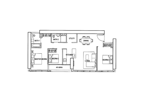 Reflections at Keppel Bay - Floor Plan