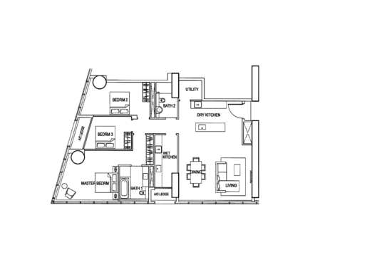 Reflections at Keppel Bay - Floor Plan