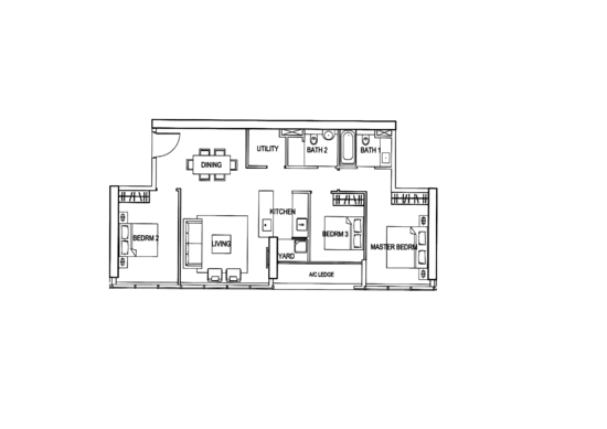 Reflections at Keppel Bay - Floor Plan