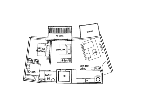 Reflections at Keppel Bay - Floor Plan