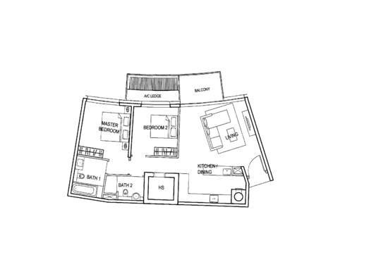 Reflections at Keppel Bay - Floor Plan