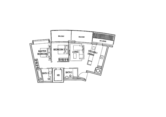 Reflections at Keppel Bay - Floor Plan