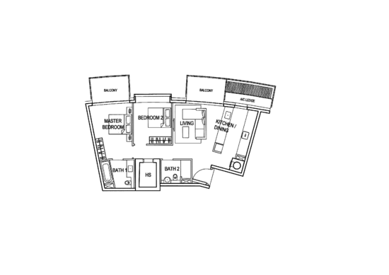 Reflections at Keppel Bay - Floor Plan