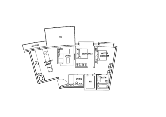 Reflections at Keppel Bay - Floor Plan