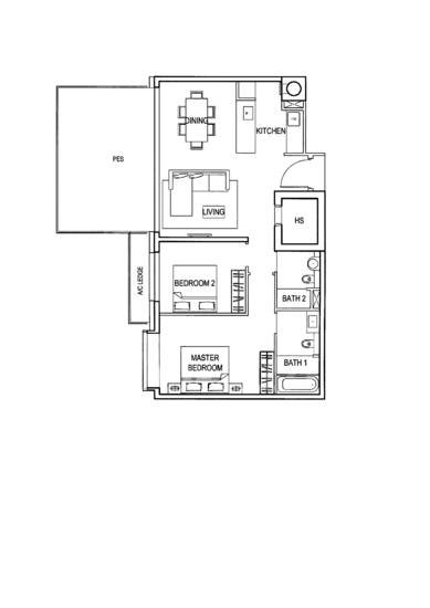 Reflections at Keppel Bay - Floor Plan