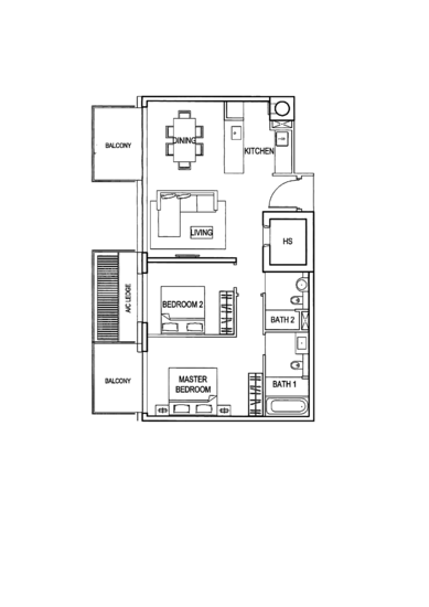 Reflections at Keppel Bay - Floor Plan