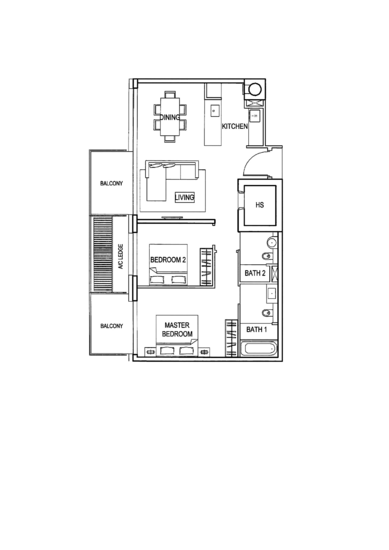 Reflections at Keppel Bay - Floor Plan