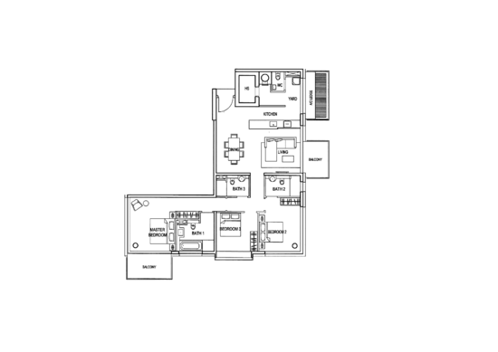 Reflections at Keppel Bay - Floor Plan