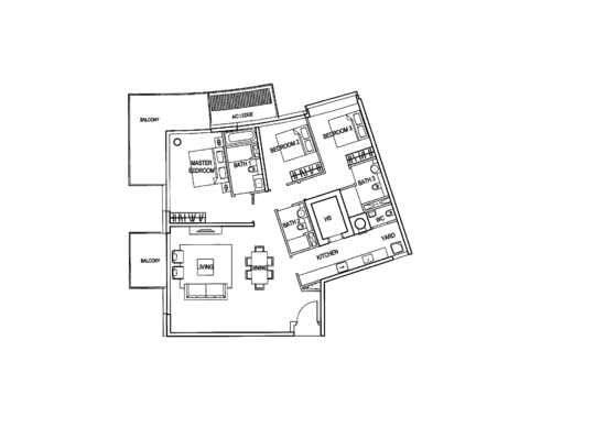 Reflections at Keppel Bay - Floor Plan