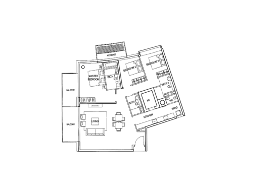 Reflections at Keppel Bay - Floor Plan