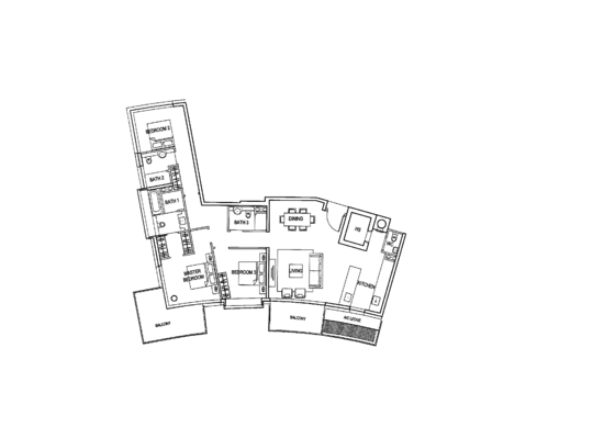 Reflections at Keppel Bay - Floor Plan