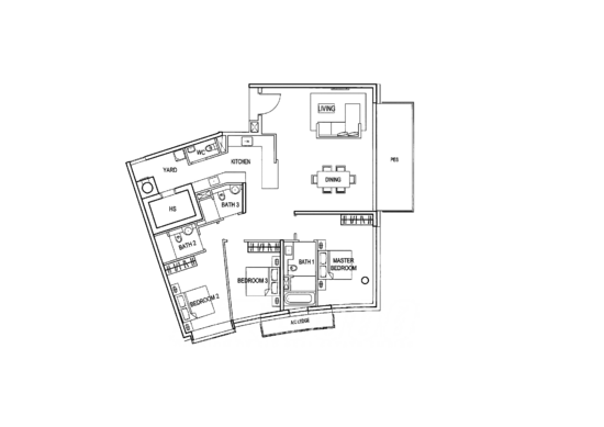 Reflections at Keppel Bay - Floor Plan