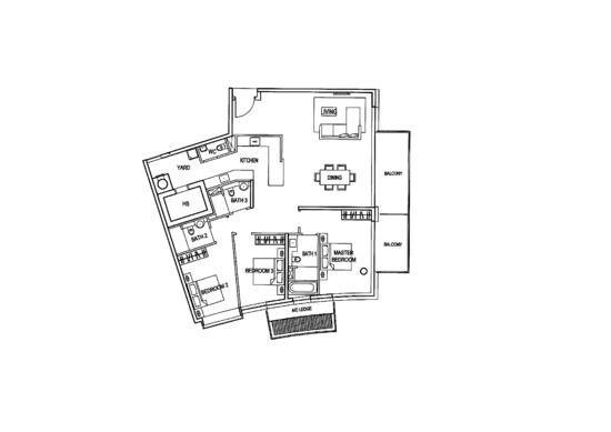 Reflections at Keppel Bay - Floor Plan
