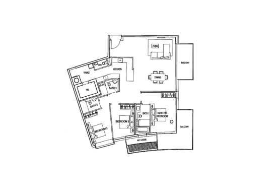 Reflections at Keppel Bay - Floor Plan