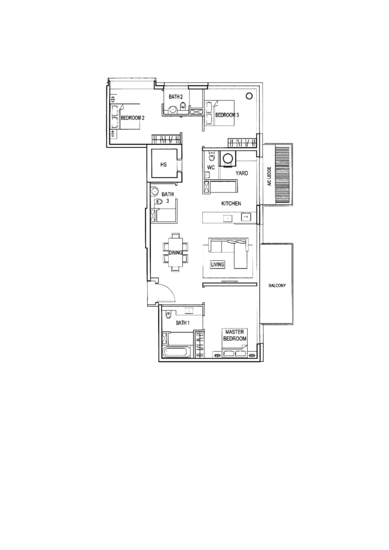 Reflections at Keppel Bay - Floor Plan