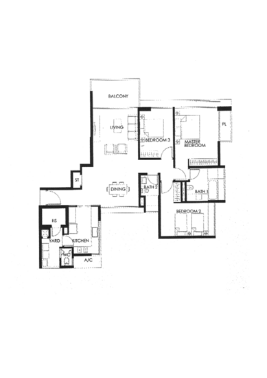 The Seafront on Meyer - Floor Plan