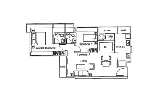 Parc Mondrian - Floor Plan