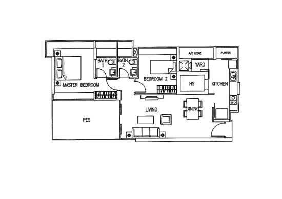 Parc Mondrian - Floor Plan