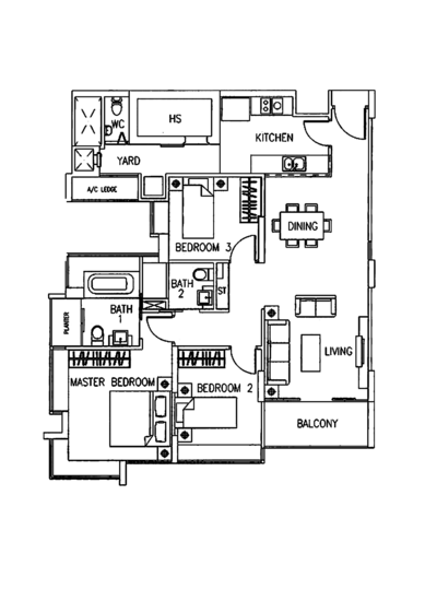 Parc Mondrian - Floor Plan
