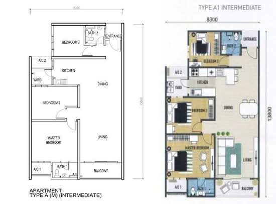 Service Residence @ Landmark Residence 1 - Floor Plan - iProperty.com.my