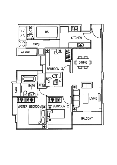 Parc Mondrian - Floor Plan