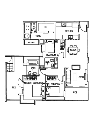 Parc Mondrian - Floor Plan