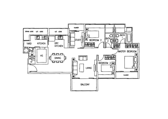 Parc Mondrian - Floor Plan