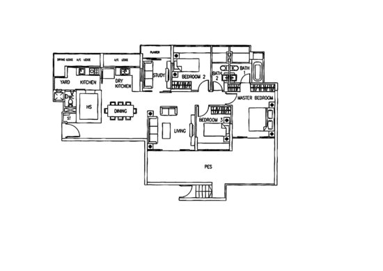 Parc Mondrian - Floor Plan