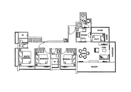 Pristine Heights - Floor Plan