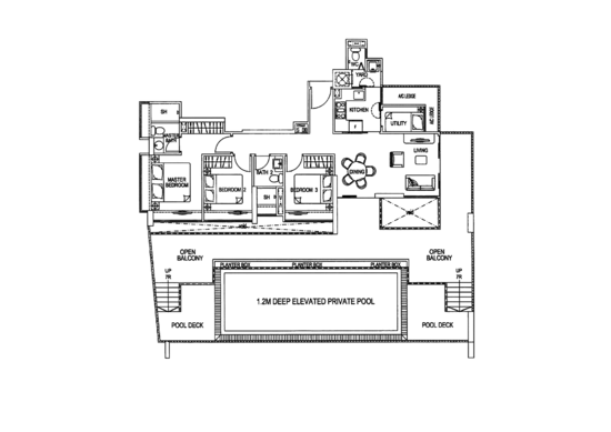 Pristine Heights - Floor Plan