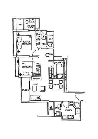 Pristine Heights - Floor Plan