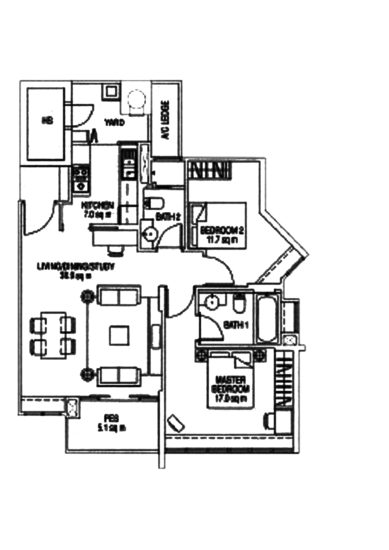 The Esparis - Floor Plan