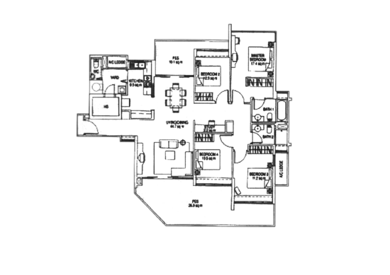 The Esparis - Floor Plan